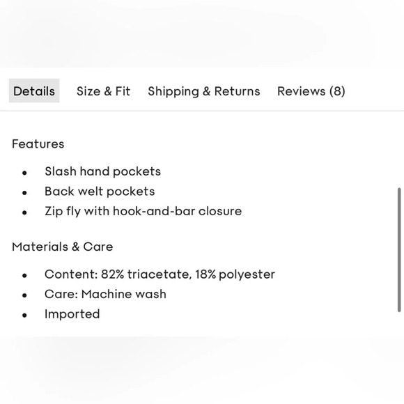 Aritzia Babaton Vogue Pants in Black Size 6 - High Rise Ankle Length TrueCrepe - Picture 11 of 14